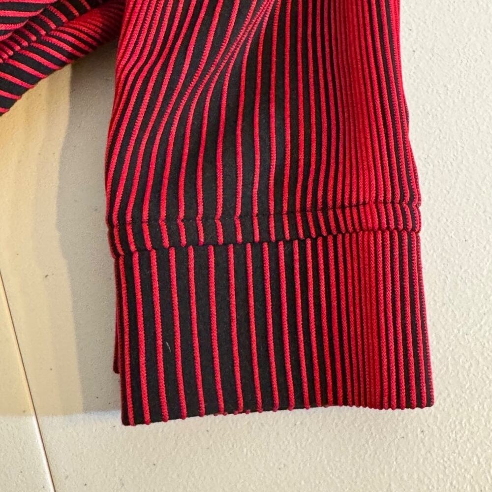 Joseph Ribkoff Red Striped Jacket - Picture 6 of 7